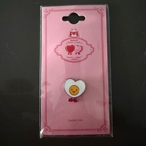 Jellycat Hardboiled Heart Egg Enamel Pin